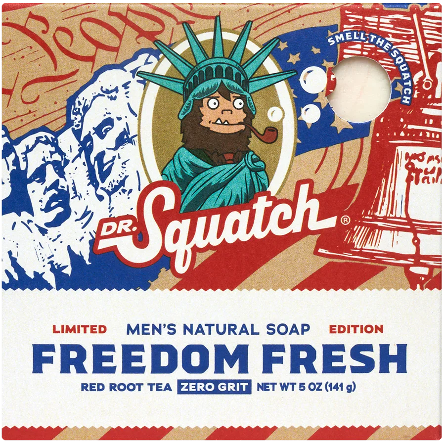 Dr. Squatch: Bar Soap, Freedom Fresh Exclusive