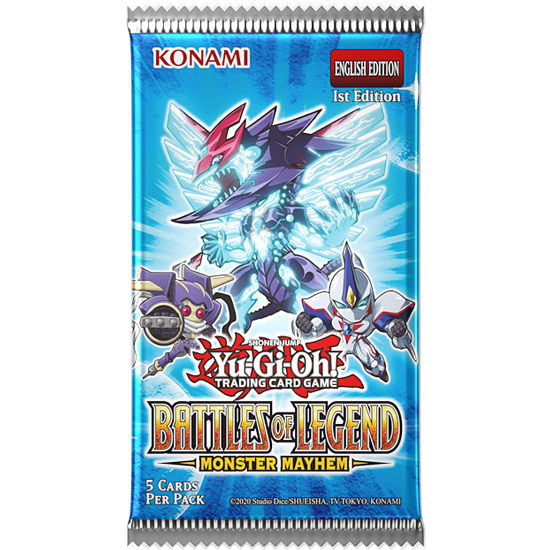 Yu-Gi-Oh: Battles of Legend: Monster Mayhem Booster Pack (1 Booster Pack)