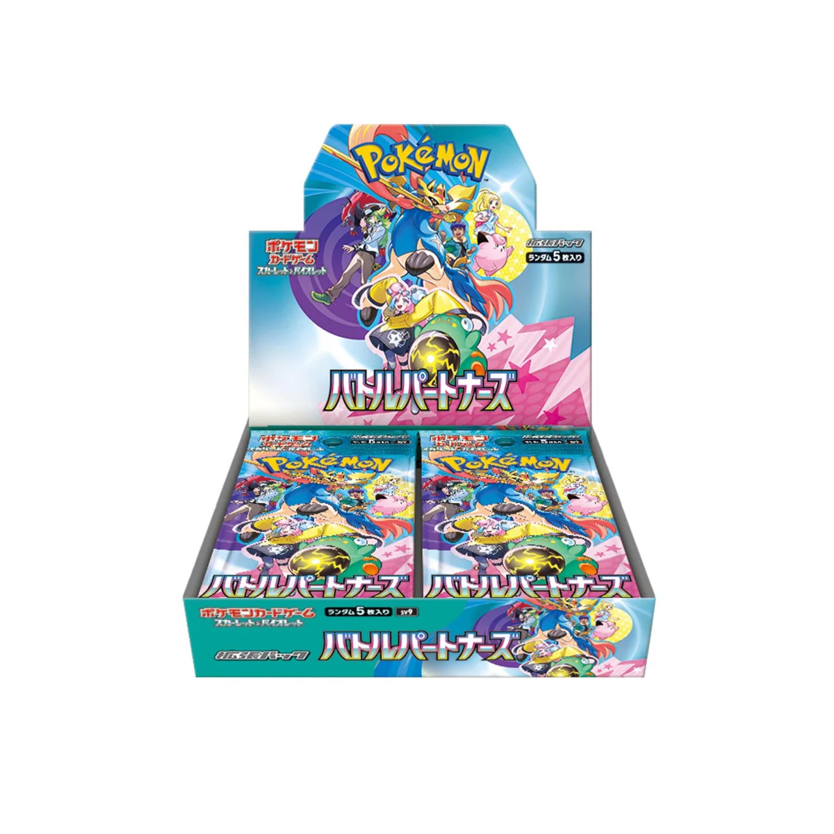 Pokemon Battle Partners SV9 Booster Box - Japanese Scarlet & Violet TCG