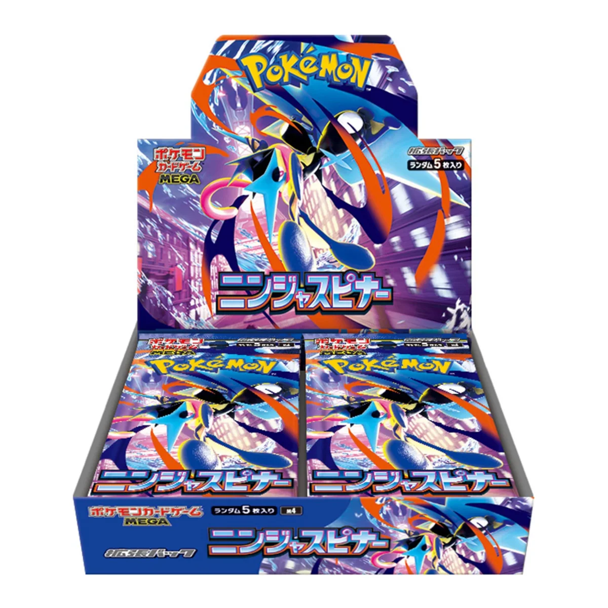 pokemon sealed booster box Pokémon Ninja Spinner M4 Booster Box Mega Series Japanese TCG Sealed –  Super Anime Store