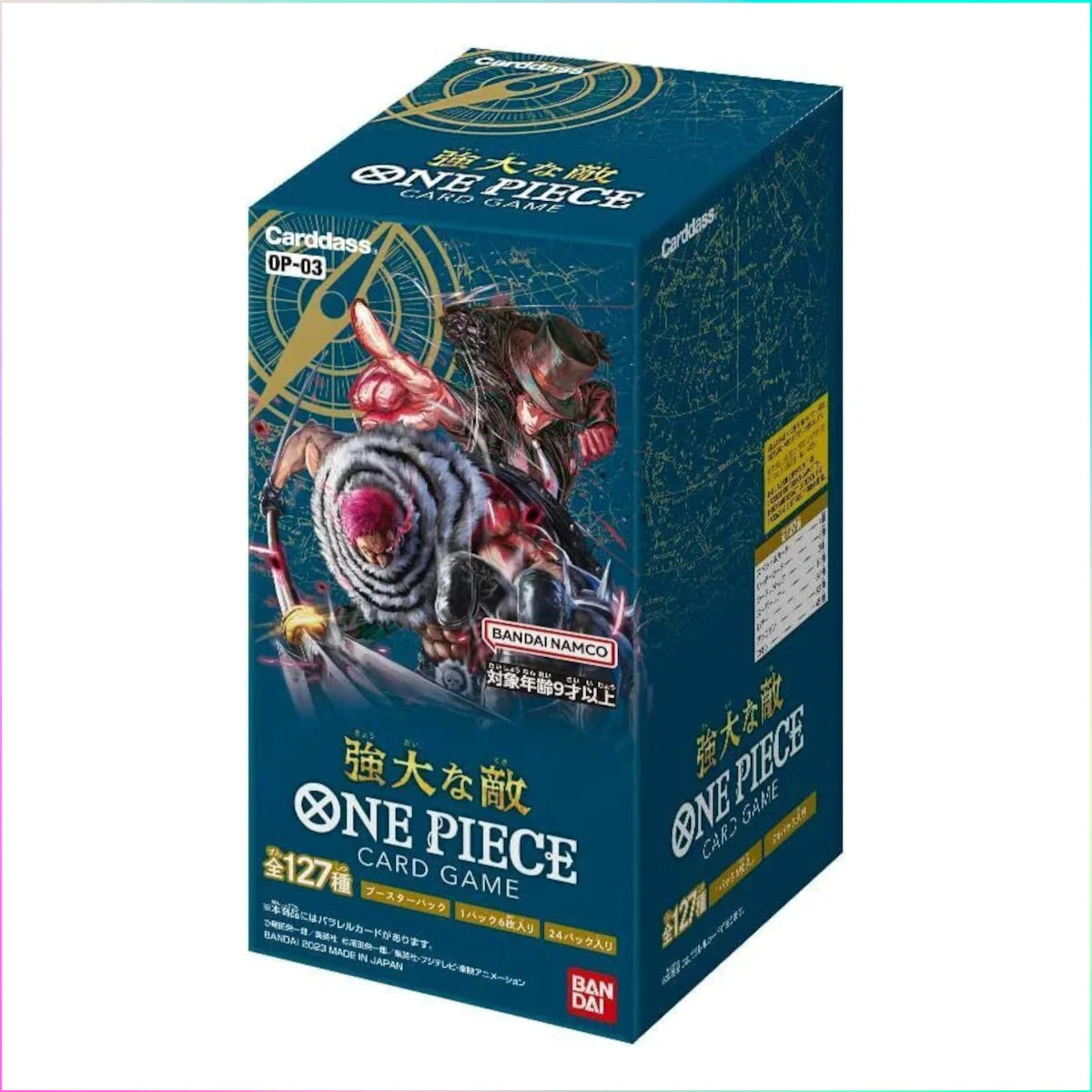 one piece trading cards booster box One Piece OP-03 Mighty Enemies Japanese Booster Box