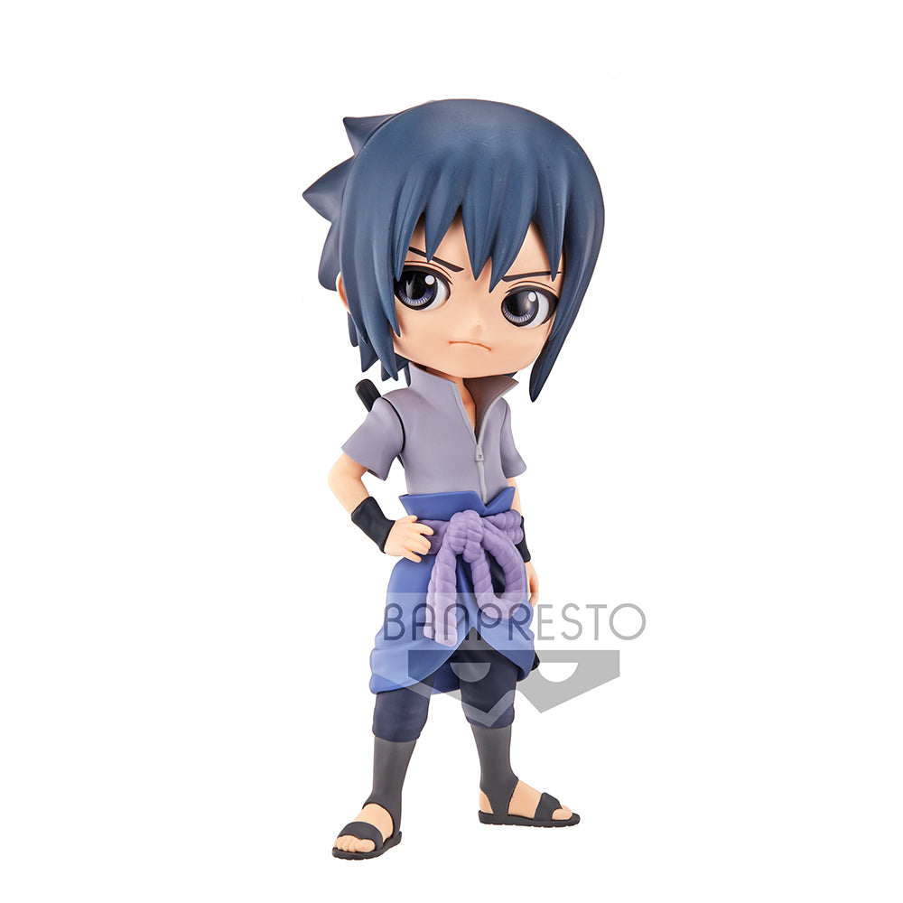 NARUTO SHIPPUDEN Q posket UCHIHA SASUKE Figure Ver.A - Banpresto Collectible