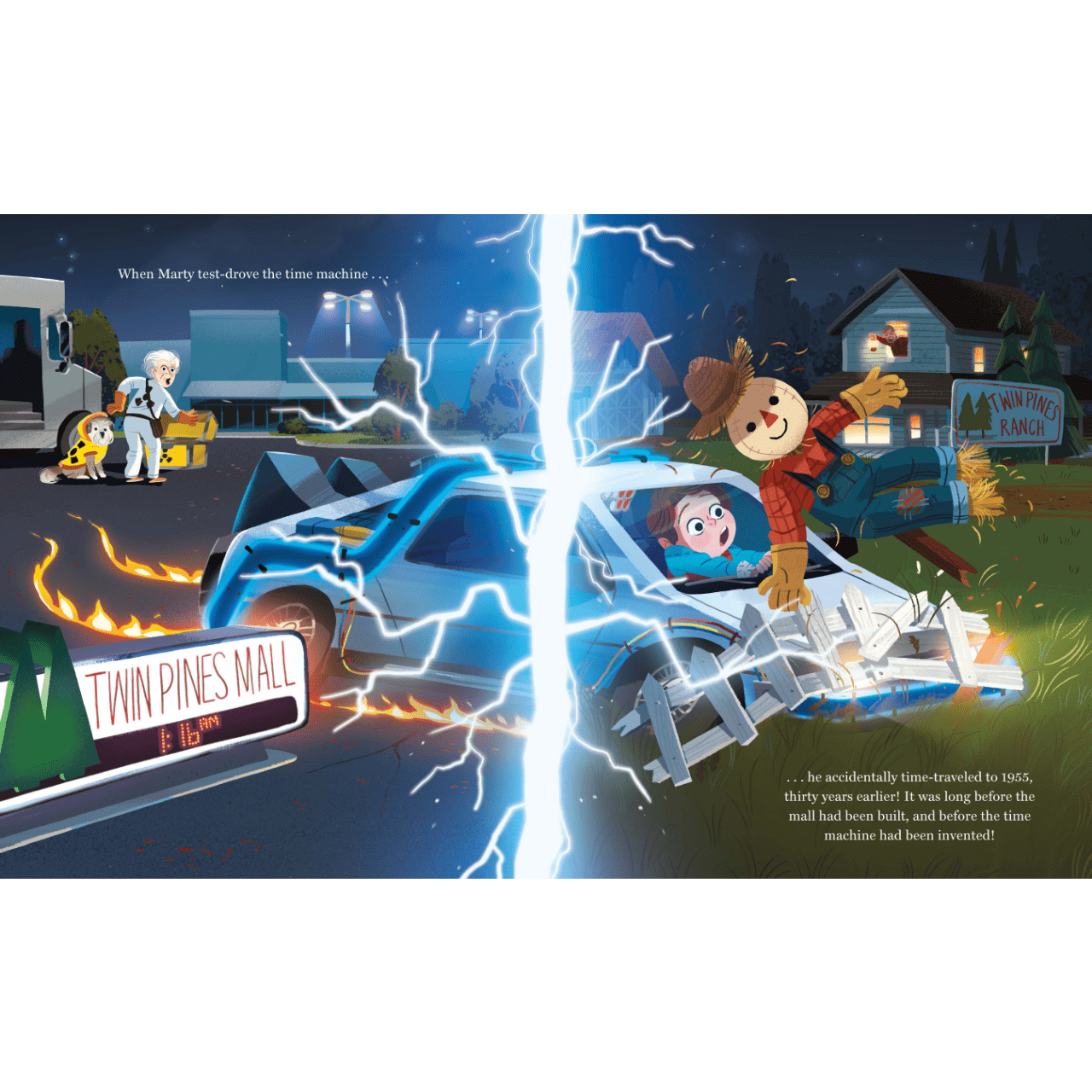 Back to the Future Hardcover Children's Book by Kim Smith