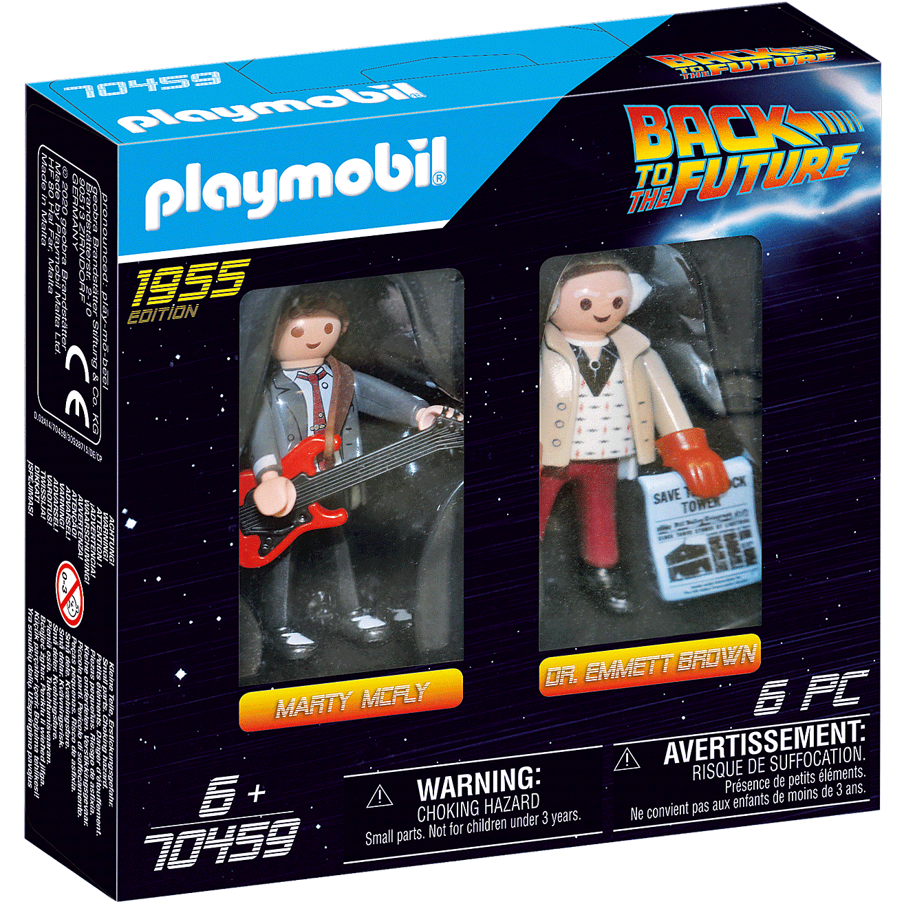 Zurück in die Zukunft Playmobil Marty McFly & Dr. Emmett Brown „1955 Edition“ 6-teilige Vinylfiguren im 2er-Pack