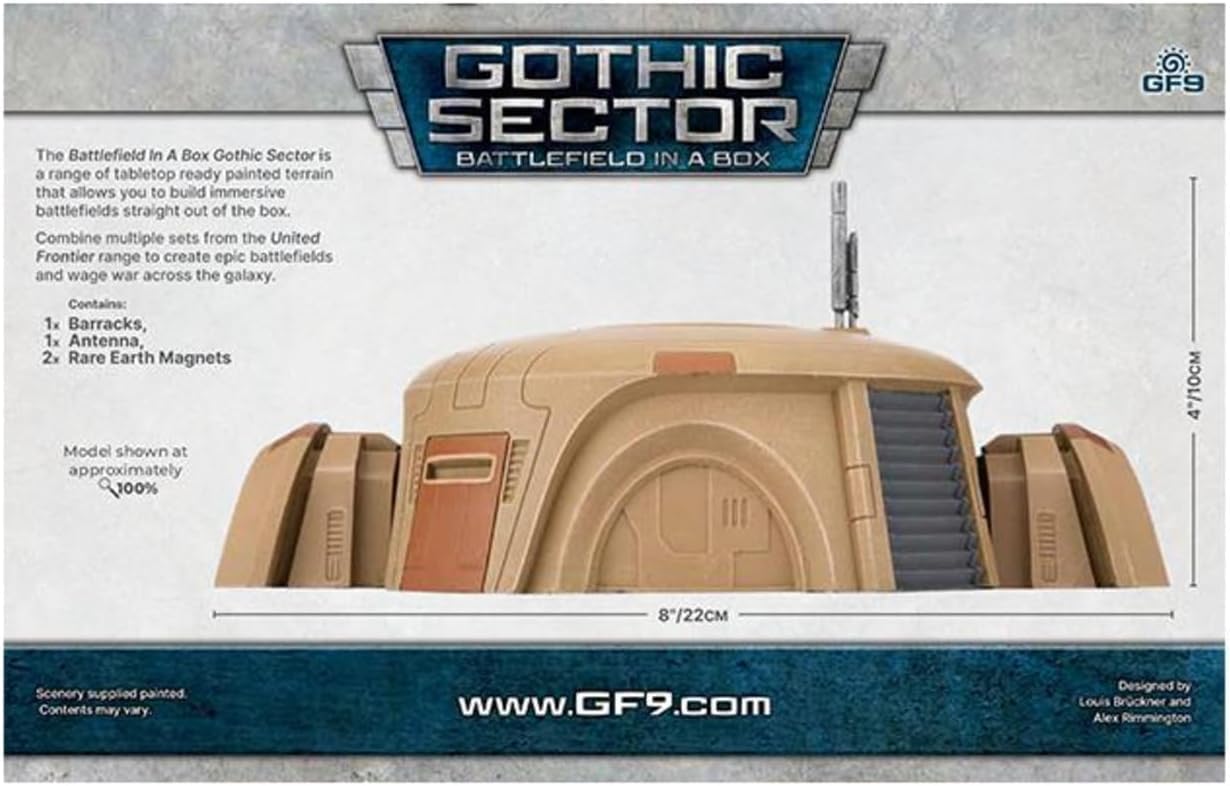 Battlefield in a Box: Gothic Sector - United Frontier Barracks