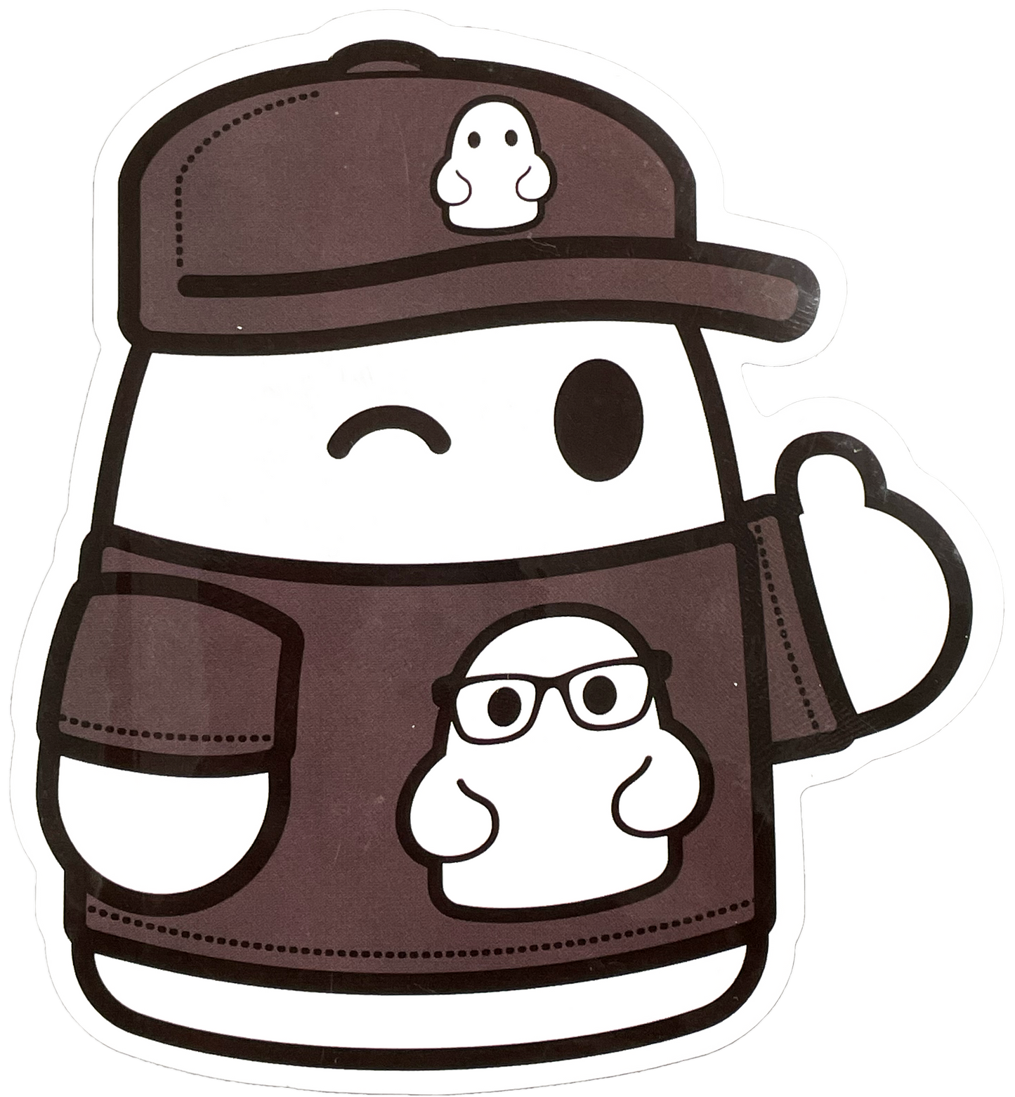 Bimtoy: Stickers Tiny Ghost