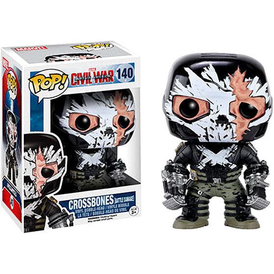 Crossbones Battle Damage #140 Funko POP Marvel - Super Anime Store