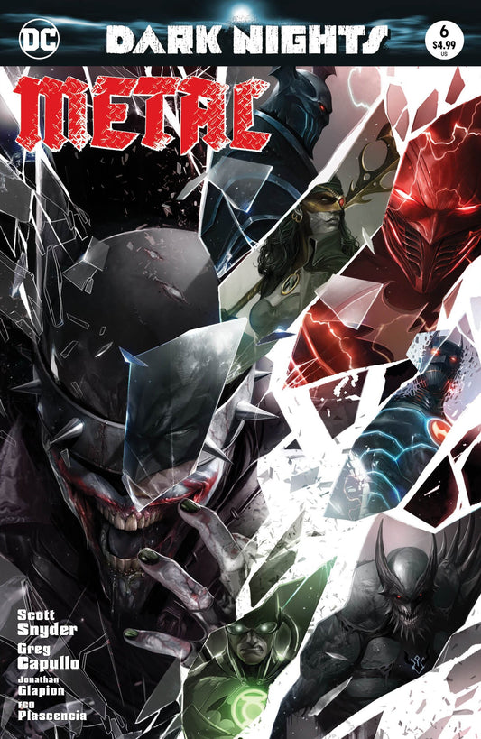 Dark Nights Metal 6 DC 2018 Francesco Mattina Variant Batman Who Laughs Shattered