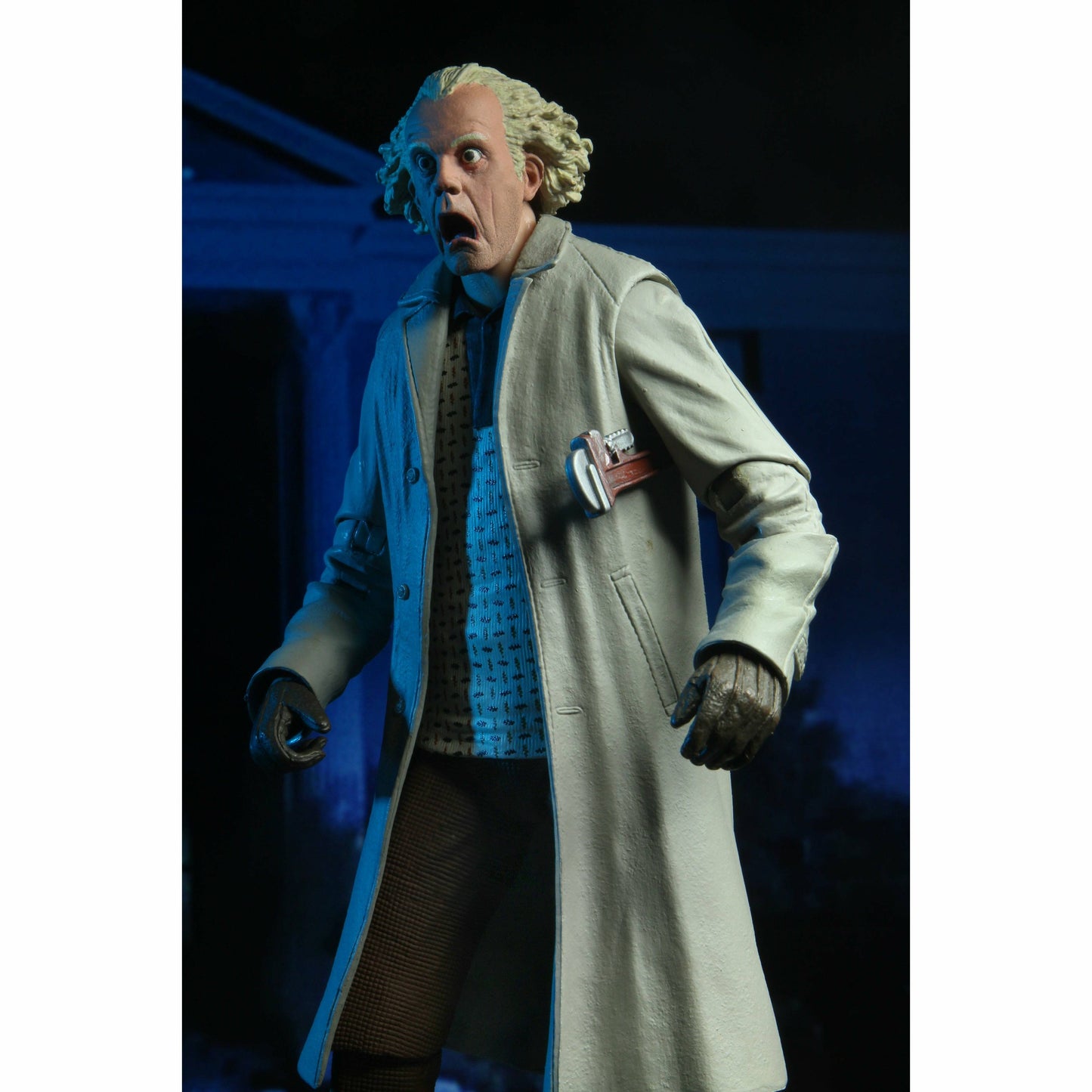 NECA Zurück in die Zukunft Actionfigur im 7-Zoll-Maßstab – Ultimate Doc Brown (1955)