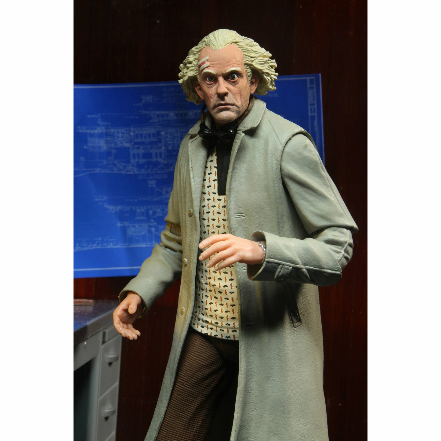 NECA Zurück in die Zukunft Actionfigur im 7-Zoll-Maßstab – Ultimate Doc Brown (1955)