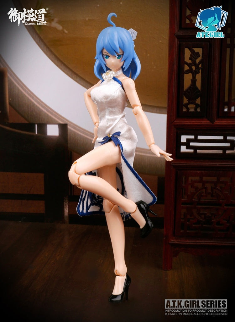 EASTERN MODEL A.T.K.GIRL THE FOUR HOLY BEAST CHINA MANDARIN DRESS OPTION PACK Model Kit