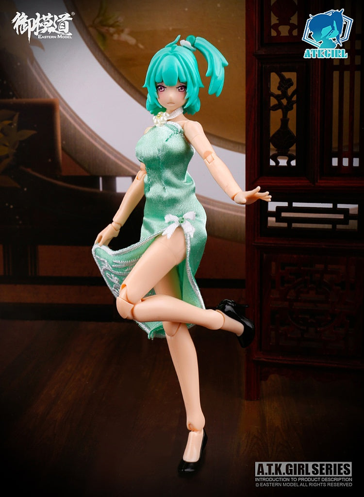 EASTERN MODEL A.T.K.GIRL THE FOUR HOLY BEAST CHINA MANDARIN DRESS OPTION PACK Model Kit