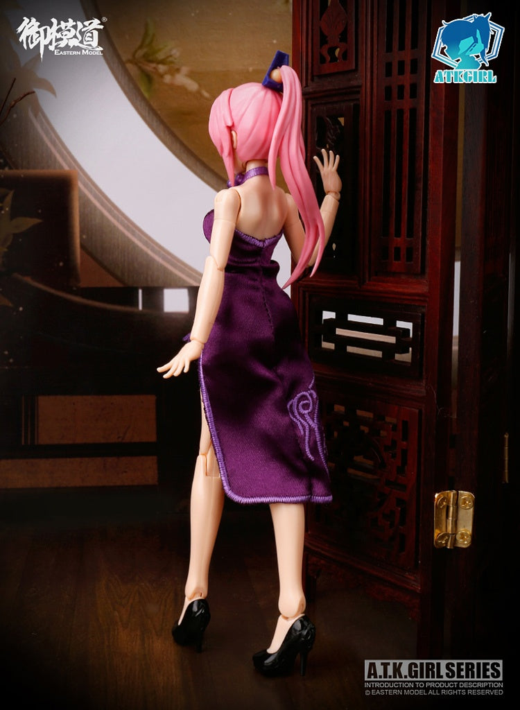 EASTERN MODEL A.T.K.GIRL THE FOUR HOLY BEAST CHINA MANDARIN DRESS OPTION PACK Model Kit