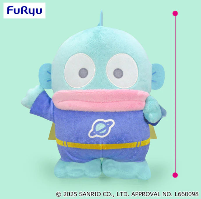 Sanrio Hangyodon Anniversary Design BIG Plush Hero Costume, 13.8"
