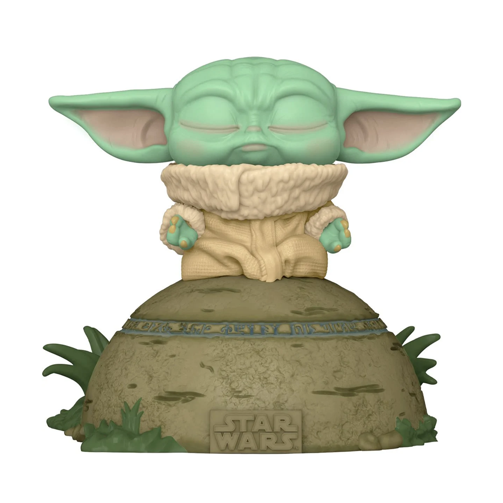 Funko POP! Deluxe Star Wars: The Mandalorian - Grogu Using the Force (with Light and Sounds) Vinyl Figure - Super Anime Store