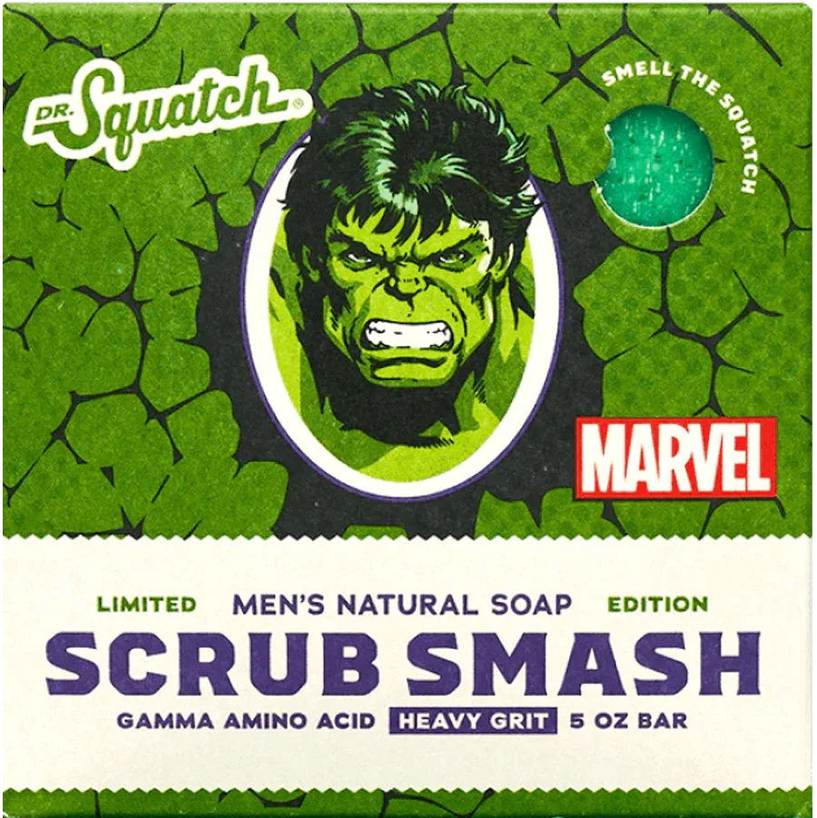 Dr. Squatch: Bar Soap, Marvel (Scrub Smash)