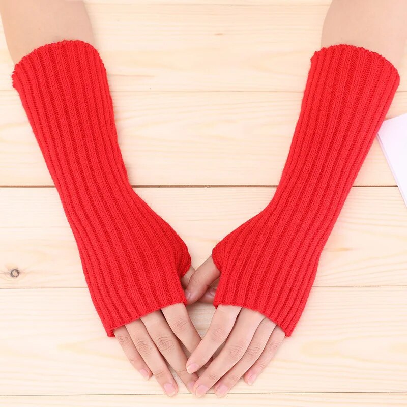 Fingerlose Armwärmerhandschuhe