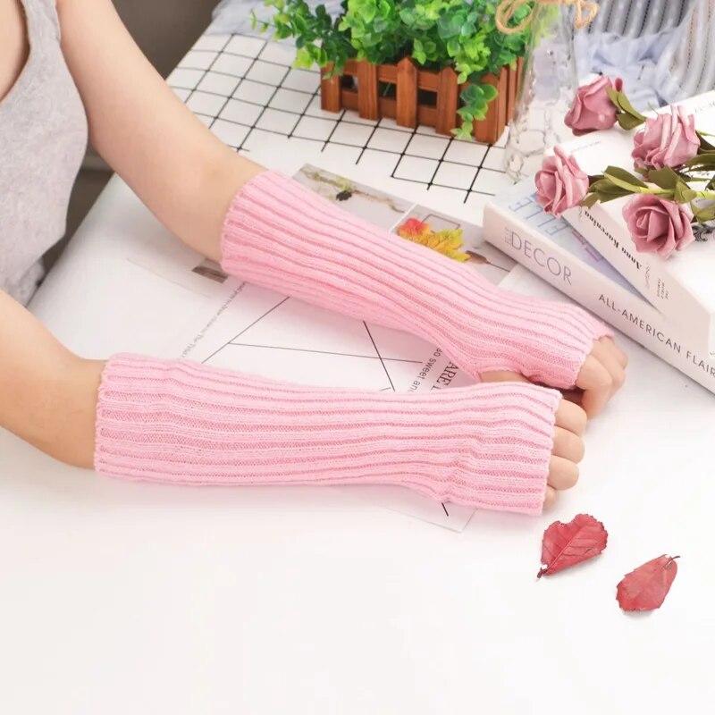 Fingerlose Armwärmerhandschuhe