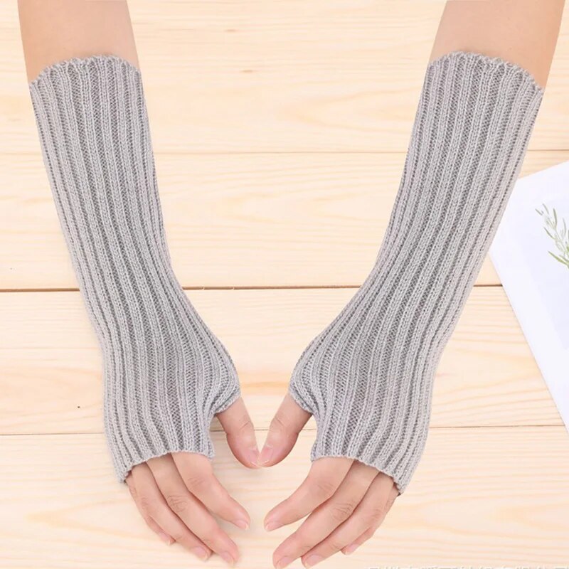 Fingerlose Armwärmerhandschuhe