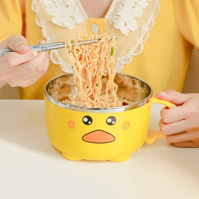 Enten-Ramen-Schüssel mit Deckel