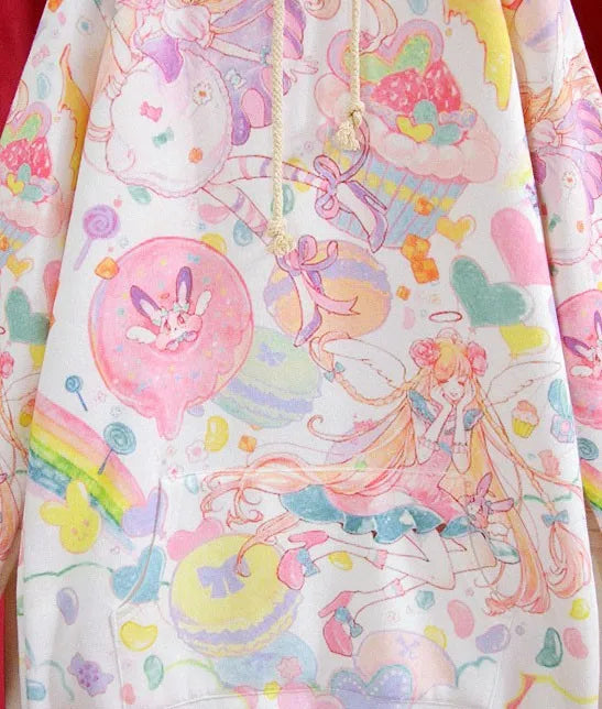 Harajuku Pastel Sweets Hoodie
