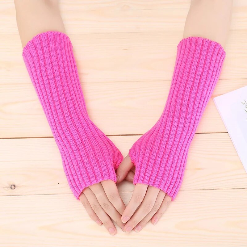 Fingerlose Armwärmerhandschuhe