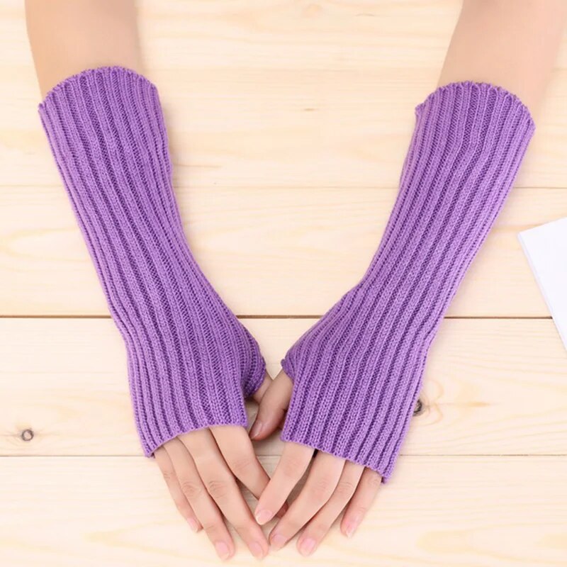 Fingerlose Armwärmerhandschuhe