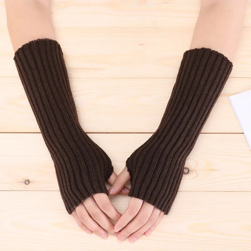 Fingerlose Armwärmerhandschuhe