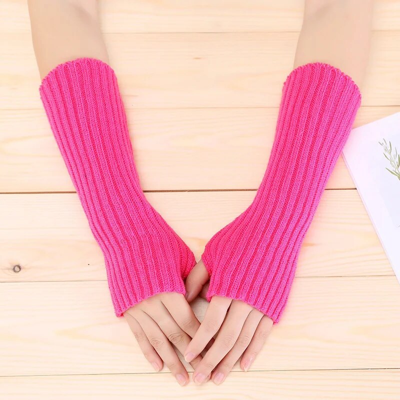 Fingerlose Armwärmerhandschuhe