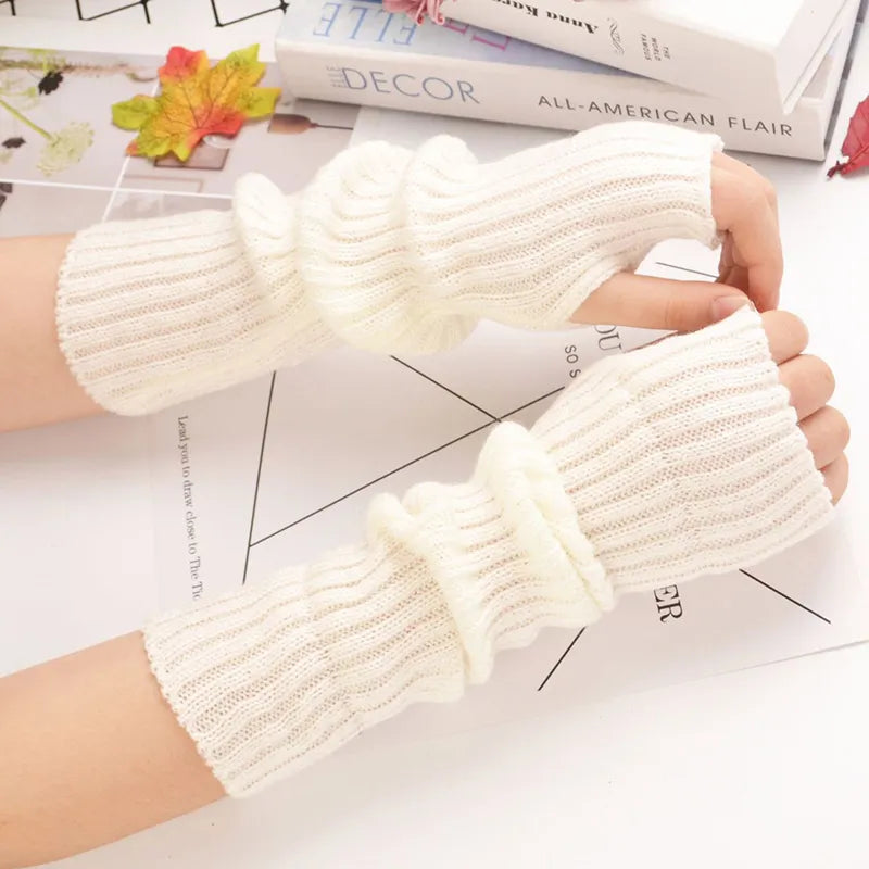 Fingerlose Armwärmerhandschuhe