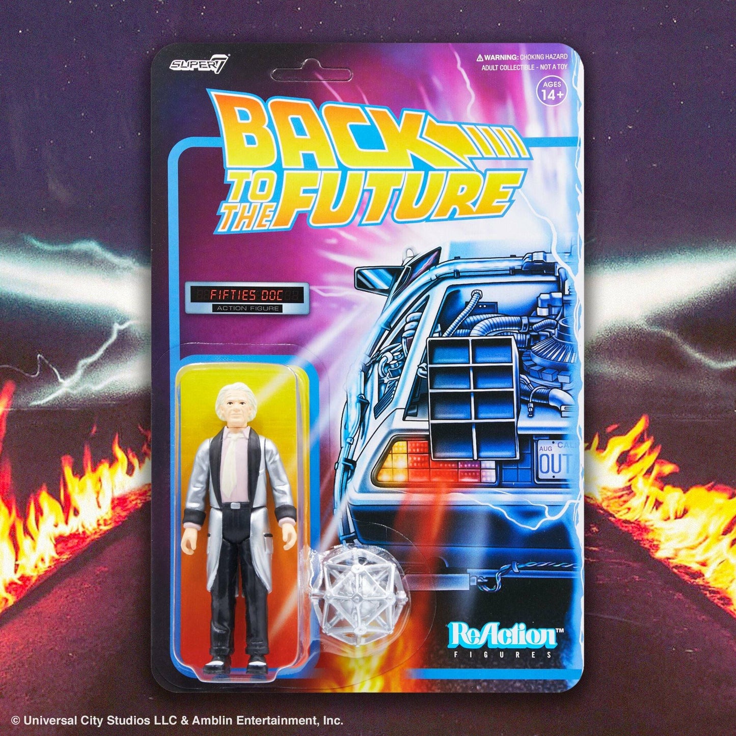 ReAction Zurück in die Zukunft Fifties Doc 3¾-Zoll-Retro-Actionfigur