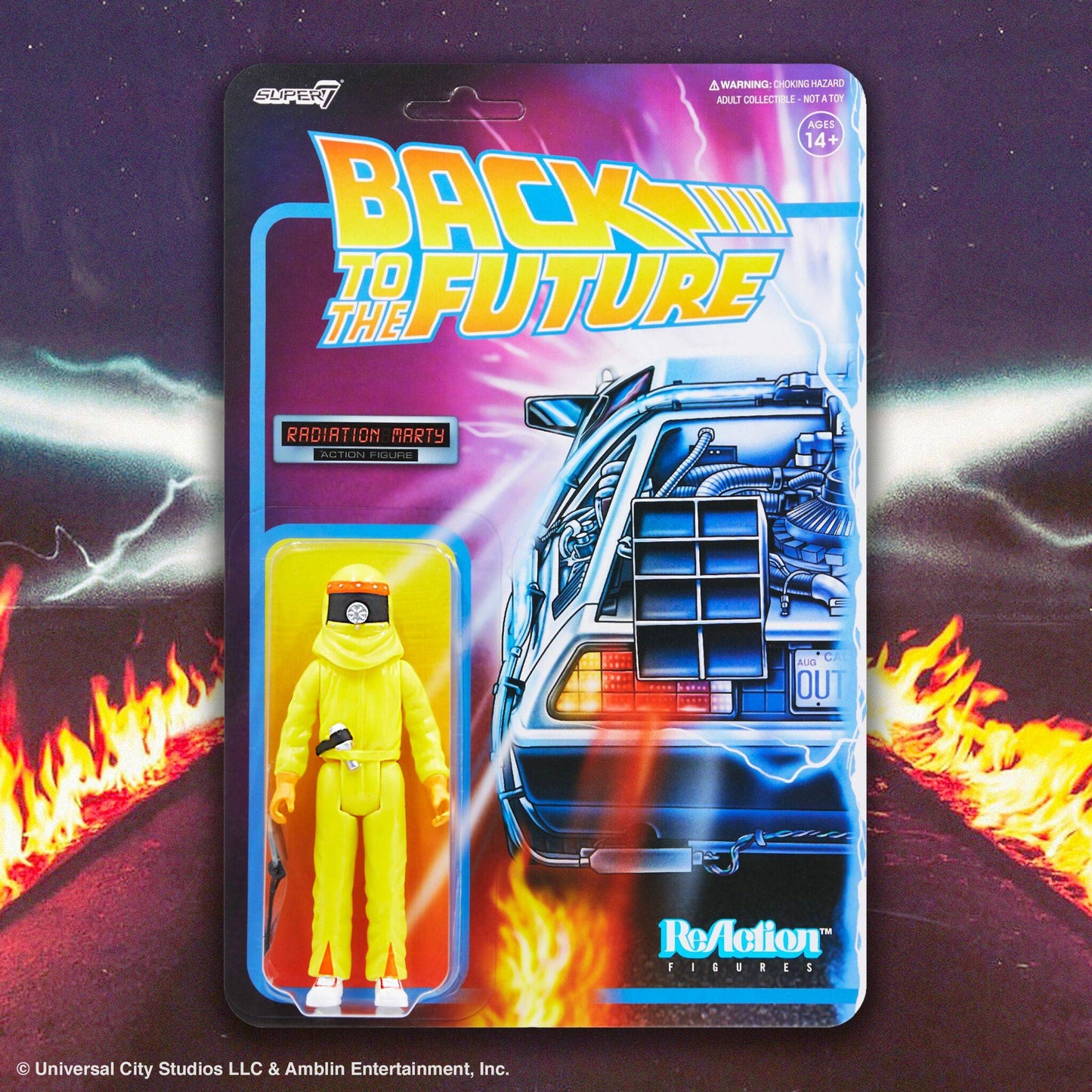 ReAction Zurück in die Zukunft Radiation Marty 3¾-Zoll-Retro-Actionfigur