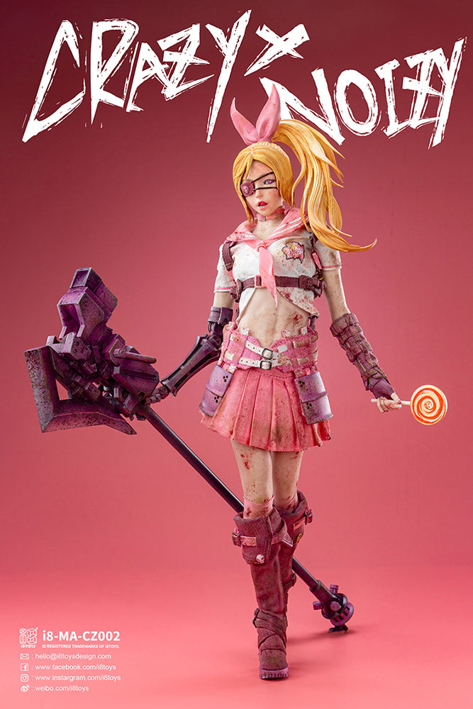 I8TOYS CRAZY X NOISY CANDY 1:6 SCALE ACTION FIGURE DAMAGE VERSION