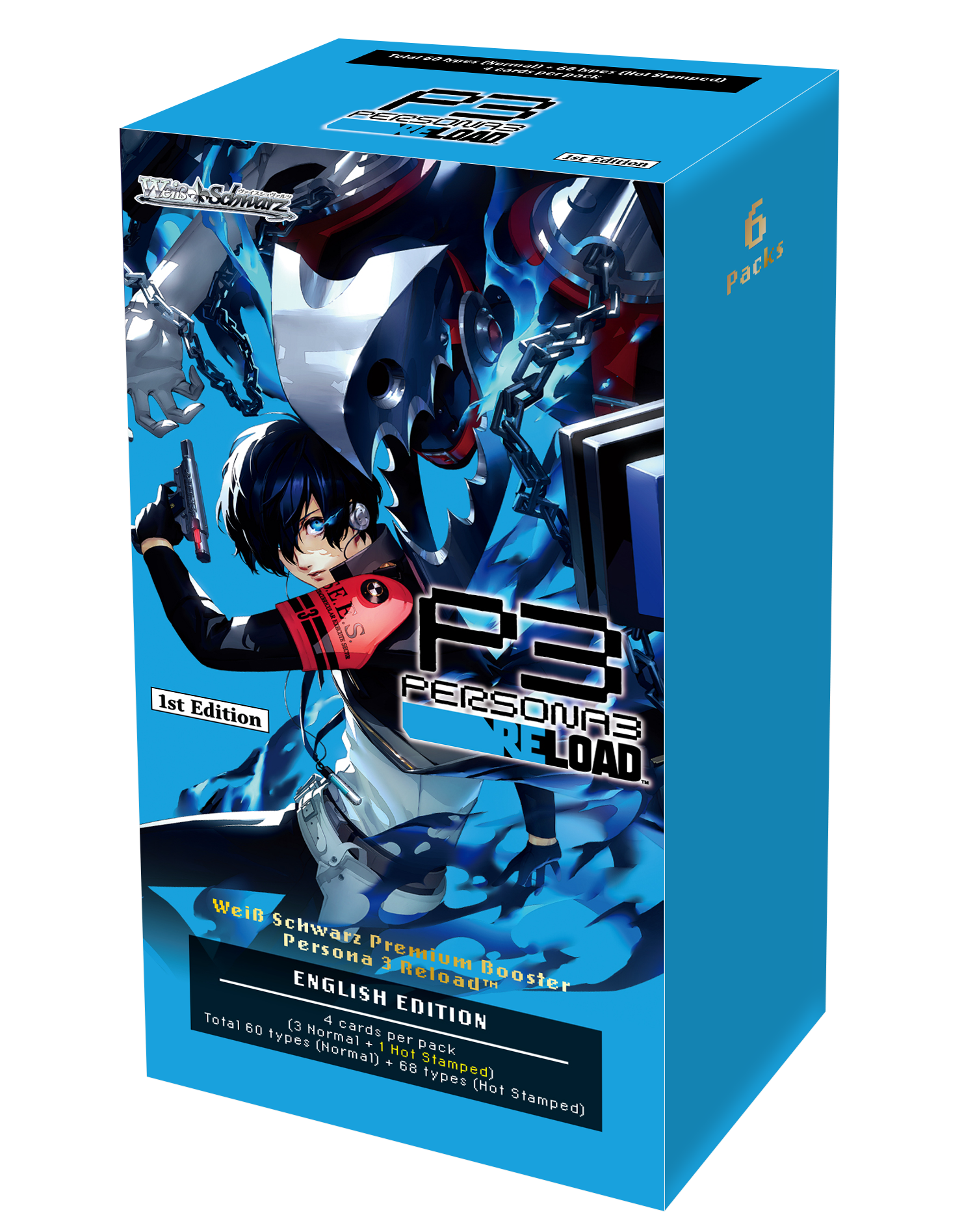 Weiss Schwarz: Persona 3 Reload Premium Booster Box (6 Packs) [English – Super Anime Store