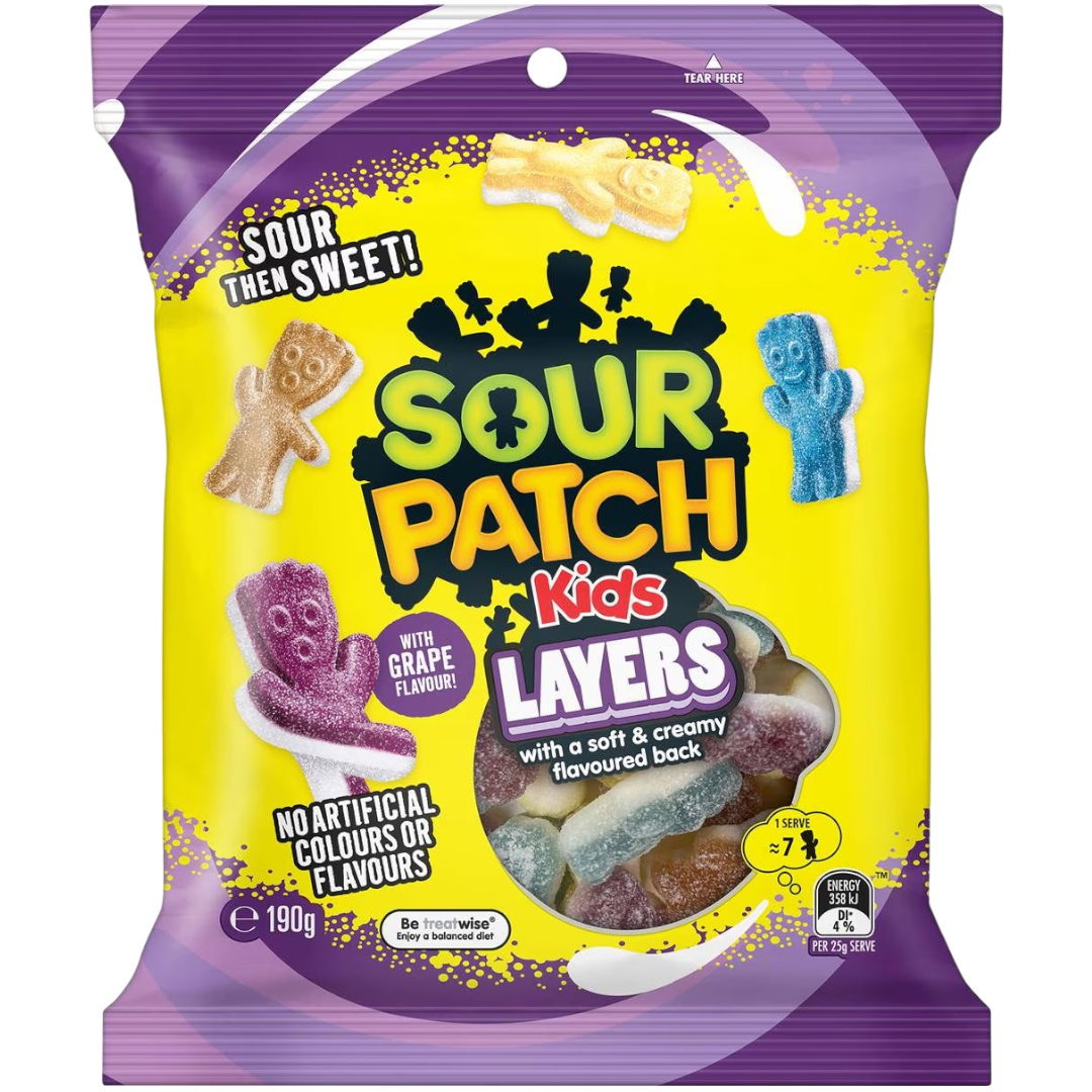 Sour Patch Layers (190g) (Australia)