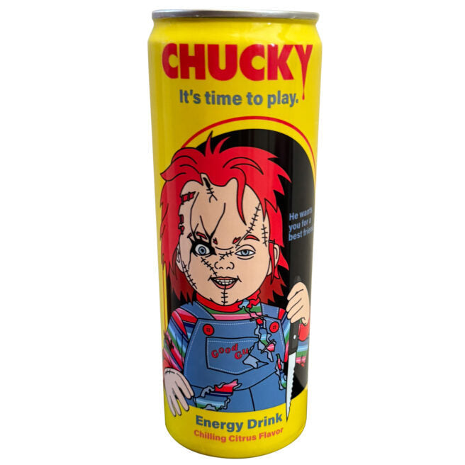 Chucky It's Time to Play Energy Drink - Chilling Citrus (12oz) - Boston America