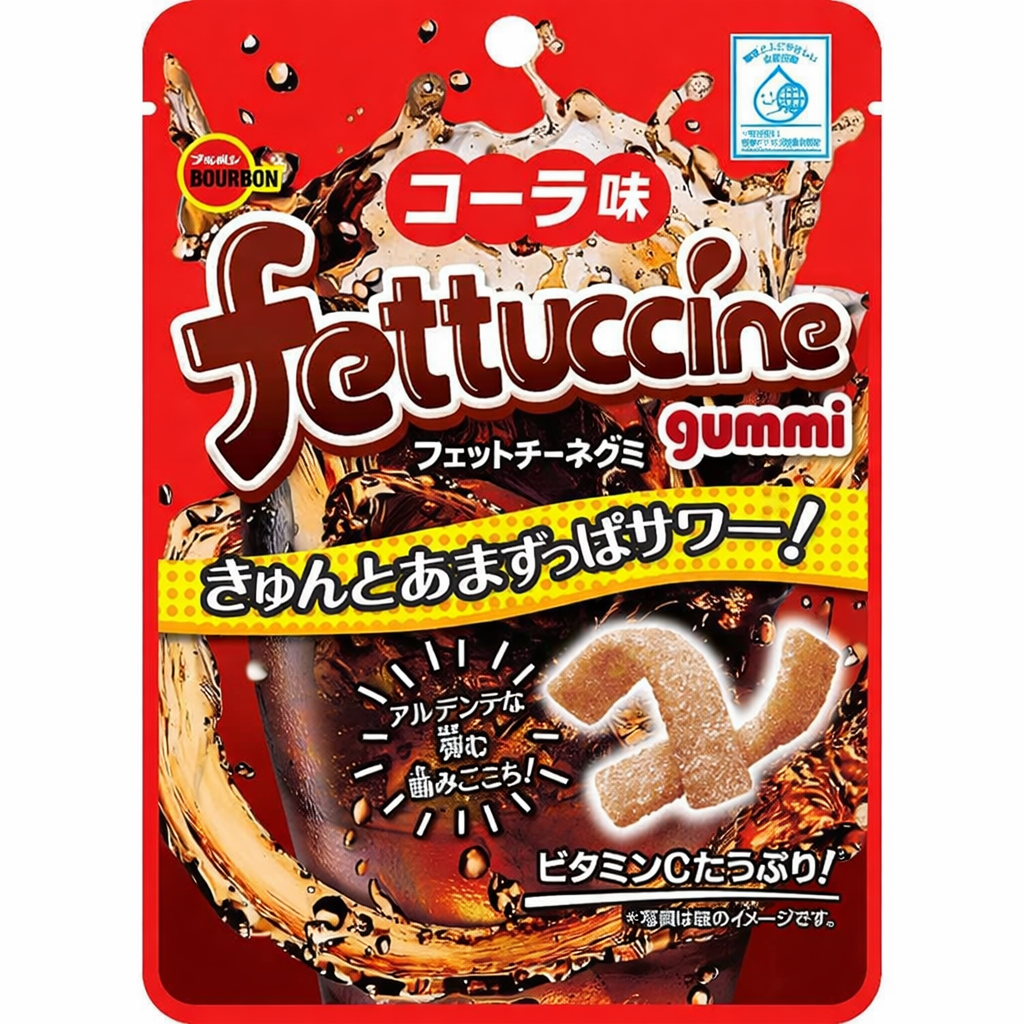 Bourbon Fettuccine Gummy Cola (50g) (Japan)