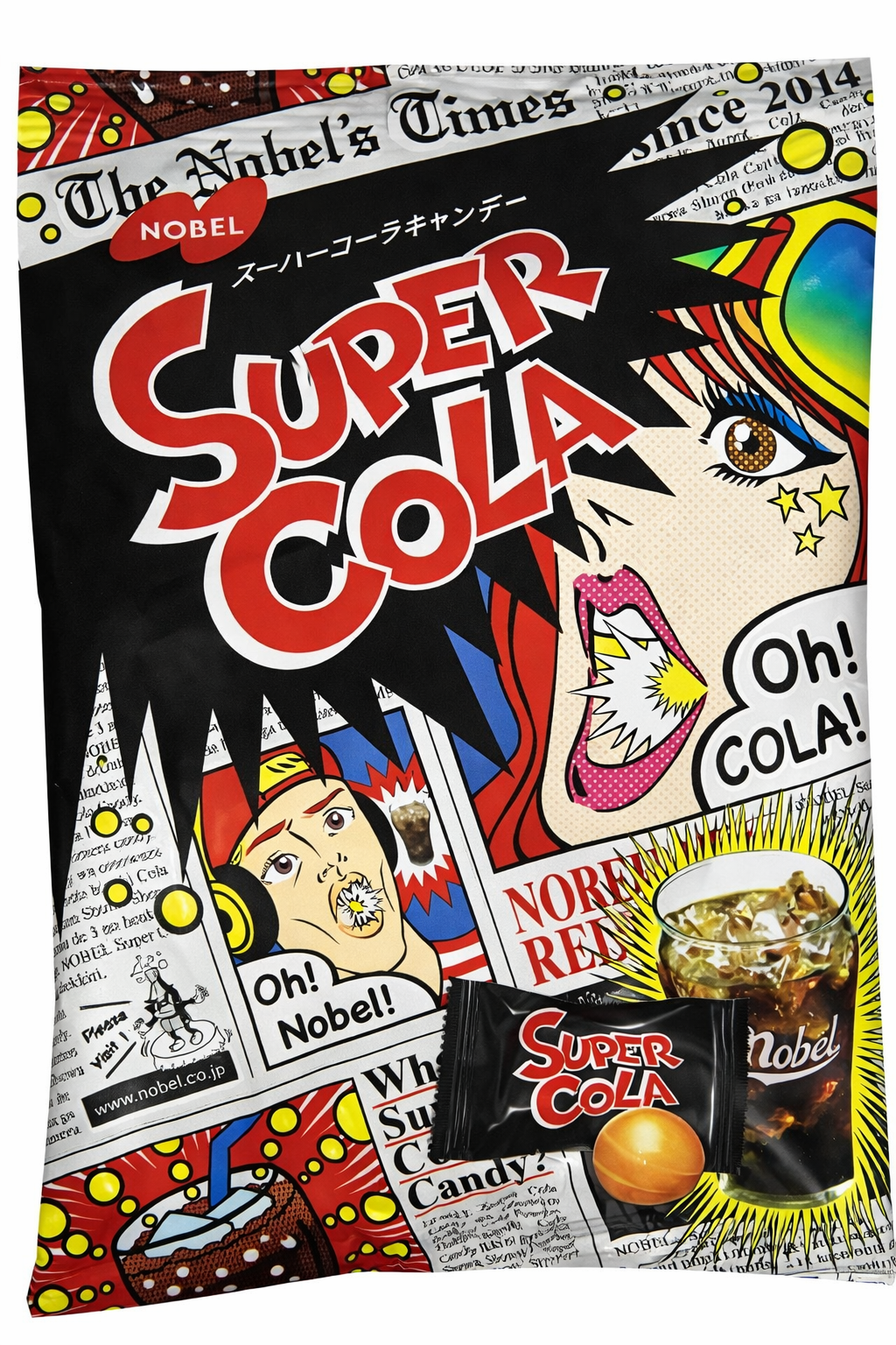 Nobel Super Cola Hard Candy (79.8g) (Japan)