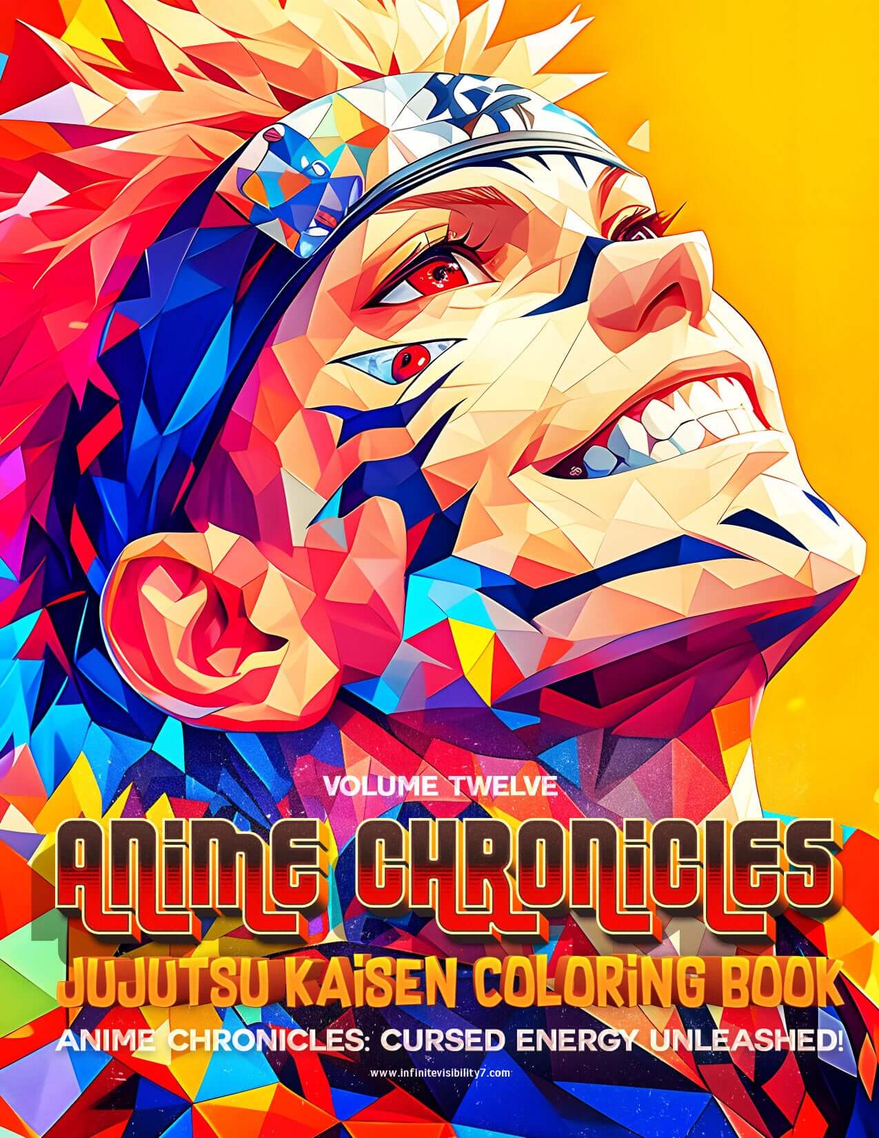Jujutsu Kaisen Coloring Book Vol 12 | 50 Sorcerer Pages | Anime Chronicles
