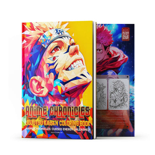 Jujutsu Kaisen Coloring Book Vol 12 | 50 Sorcerer Pages | Anime Chronicles