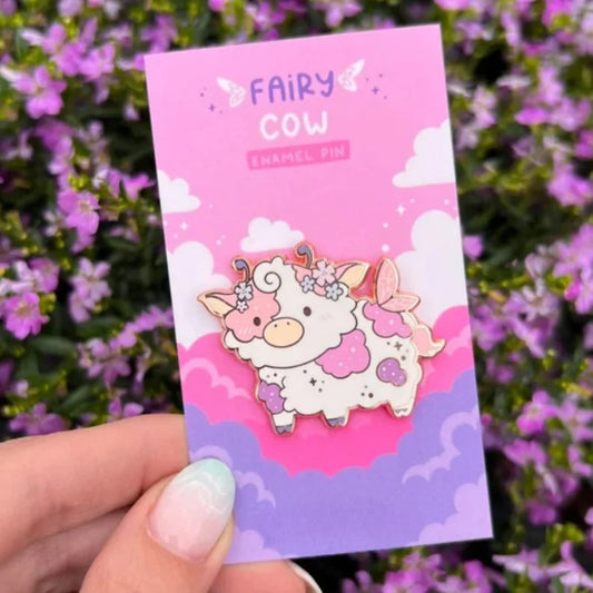 Kawaii Cow Enamel Pins