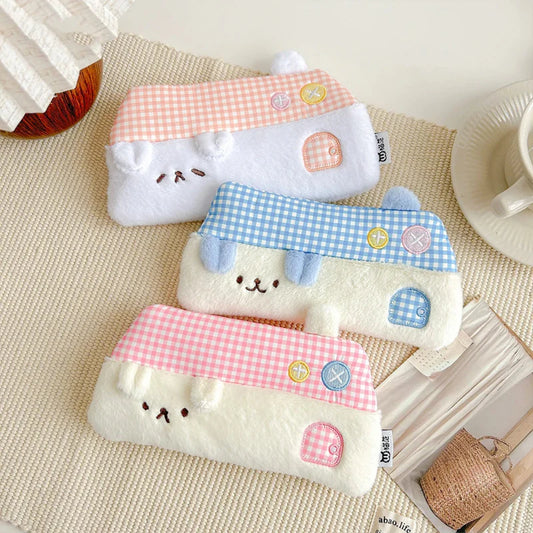 Kawaii Puppy House Pencil Bag