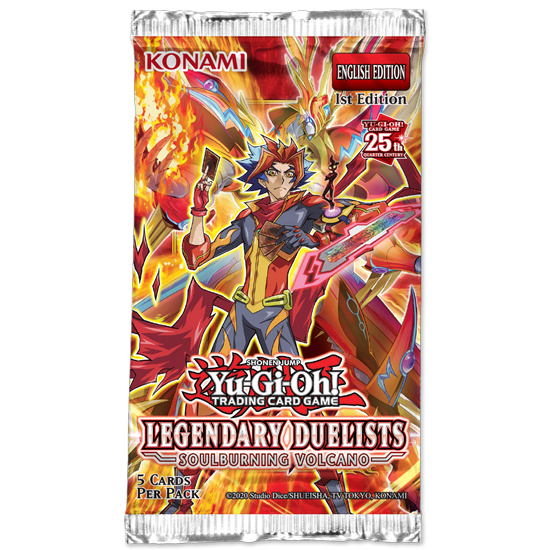 Yu-Gi-Oh: Legendary Duelists Soulburning Volcano Booster Pack (1 Booster Pack)