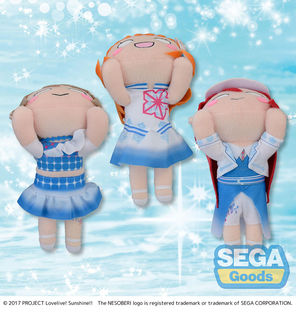 Love Live! Sunshine!! NESOBERI (Lay-Down) MP Plush Second Grade - smile smile ship Start! (All 3)