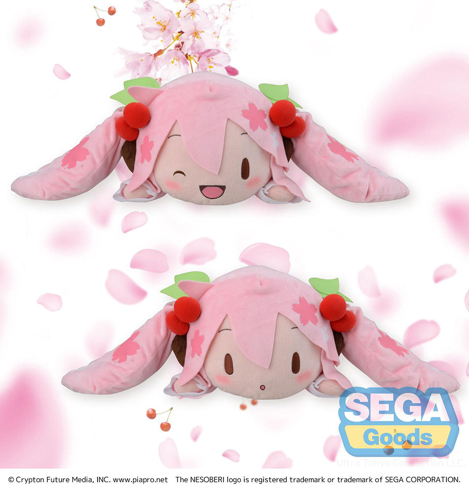 NESOBERI (Lay-Down) Hatsune Miku Series SP Plush Sakura Miku (1 Plush Wink Ver.)