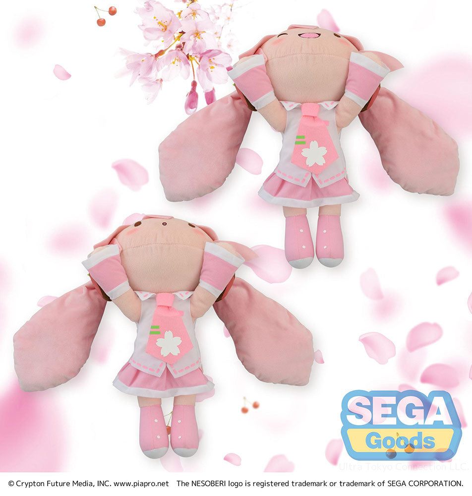 NESOBERI (Lay-Down) Hatsune Miku Series SP Plush Sakura Miku (1 Plush Wink Ver.)