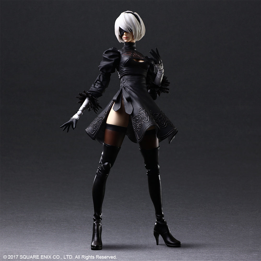 NieR:Automata® PLAY ARTS KAI™ Action Figure – 2B (YoRHa No. 2 Type B) DELUXE Ver. Figure