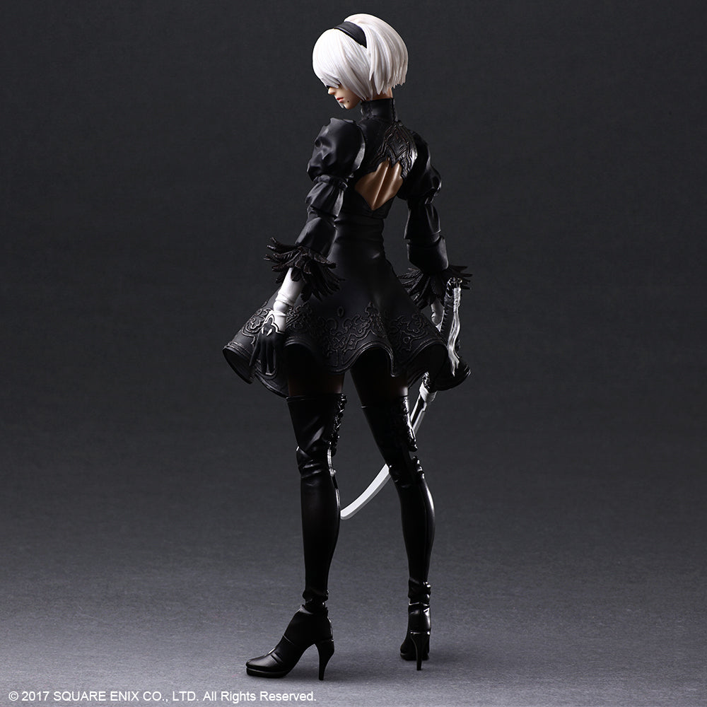 NieR:Automata® PLAY ARTS KAI™ Action Figure – 2B (YoRHa No. 2 Type B) DELUXE Ver. Figure