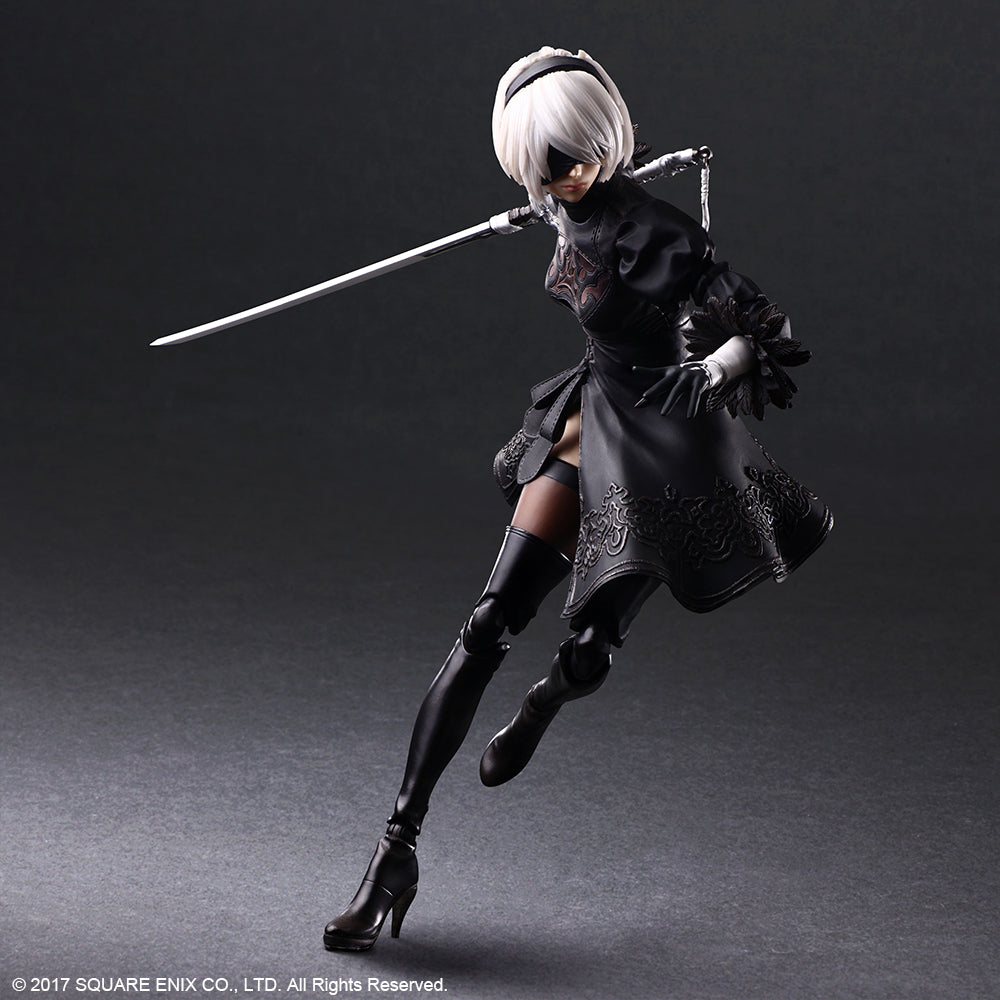 NieR:Automata® PLAY ARTS KAI™ Action Figure – 2B (YoRHa No. 2 Type B) DELUXE Ver. Figure