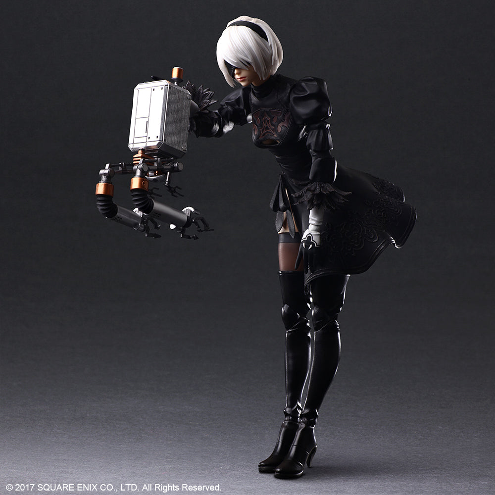 NieR:Automata® PLAY ARTS KAI™ Action Figure – 2B (YoRHa No. 2 Type B) DELUXE Ver. Figure